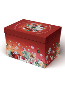 SCATOLA PORTAPANETTONE  58x37x33 cm