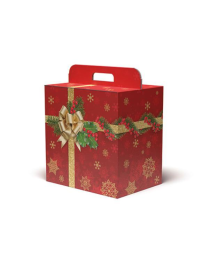 HOLLY JOLLY LINE PANET BOX 33x24x34cm