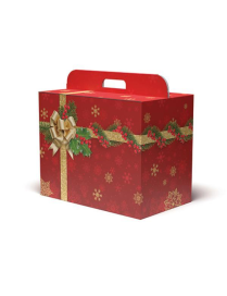 HOLLY JOLLY LINE PANET BOX 43x26x34cm