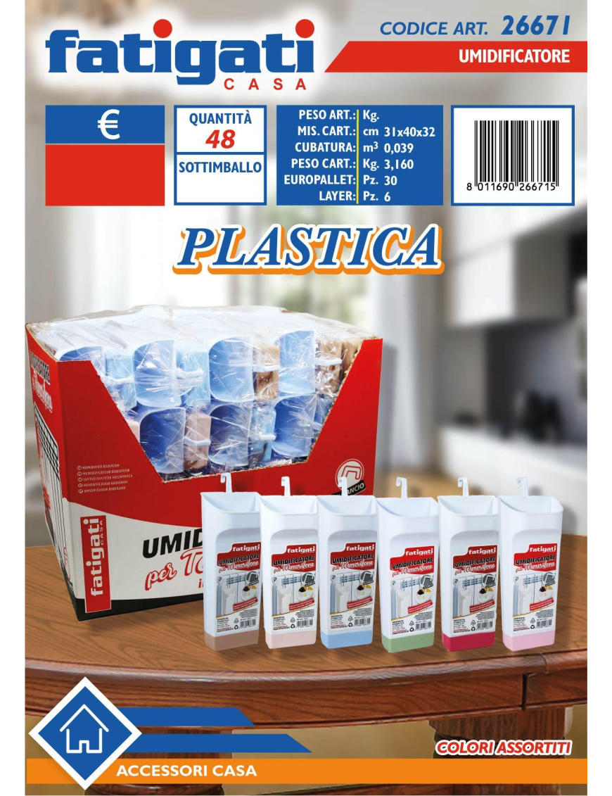 UMIDIFICATORE PLASTICA