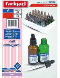 GLASS BOTTLE WITH DROPPER