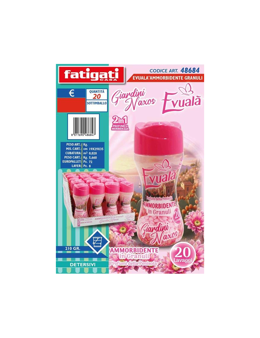 EVUALA AMMORBIDENTE GRANULI 210gr GIARDI