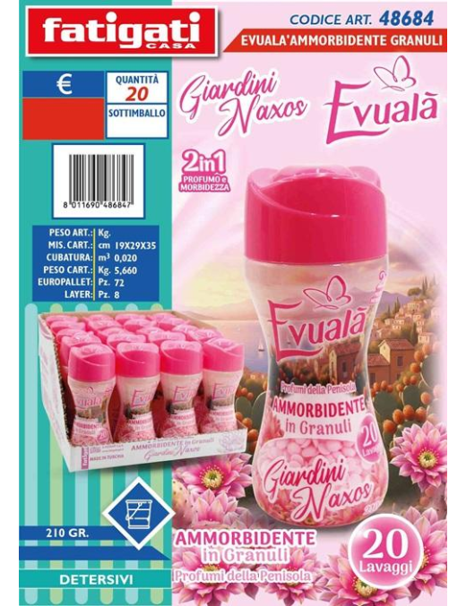 EVUALA AMMORBIDENTE GRANULI 210gr GIARDI