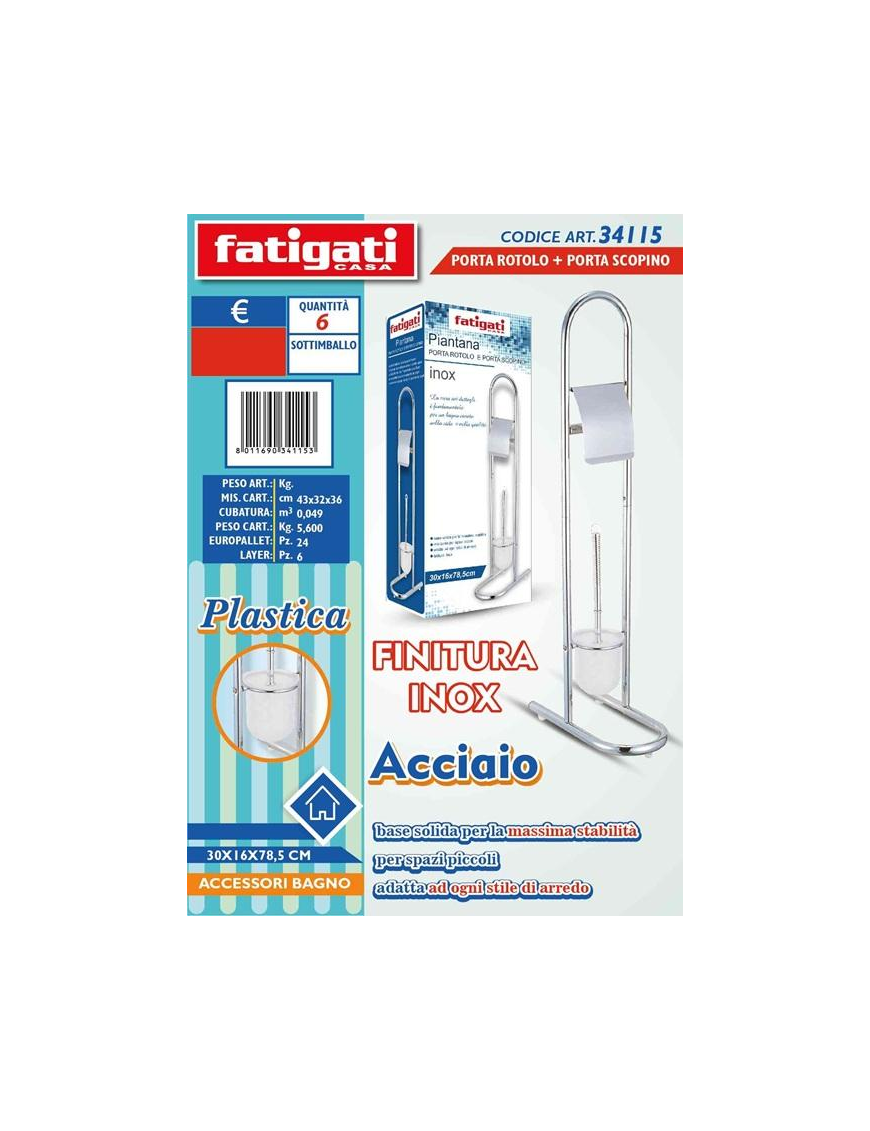L.BAGNO P/ROTOLO+P/SCOPINO ACC 34115