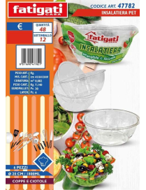 INSALATIERA 20cm 6pz 1800ml PE 47782
