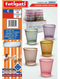 PORTABICCHIERE METALLO 7cm 20844