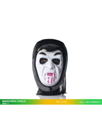 MASCHERA MOSTRO PVC 80972