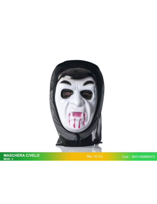 MASCHERA MOSTRO PVC 80972