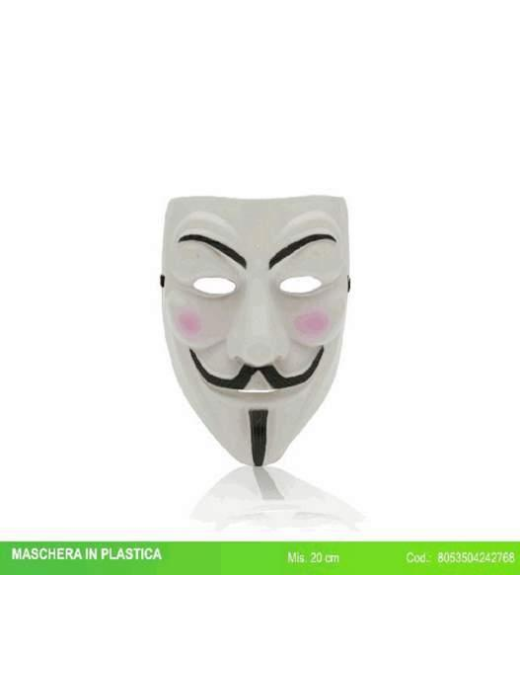 MASCHERA PLASTICA ANONIMO