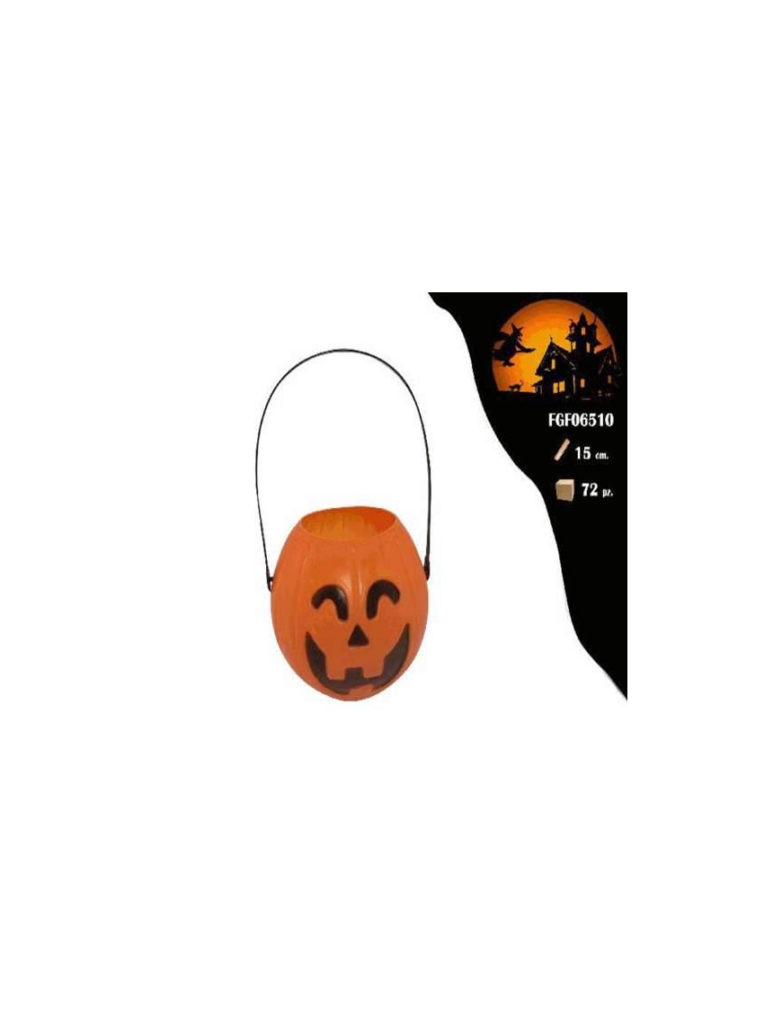 ZUCCA PLASTICA COLORI ARANCIO 15cm