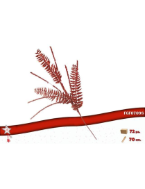 L.BRILLER RAMO+FIORI ROSSO 70cm 07098 $$