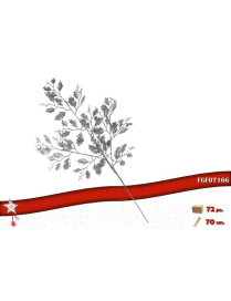L.BRILLER RAMOeFIORI ARGENTO 70cm