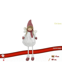 L.TESSUTO LED BIANCO/ROSSO FATINA 87cm$$