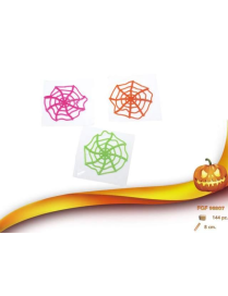 RUBBER SPIDER WEB BLISTER 6 PIECES