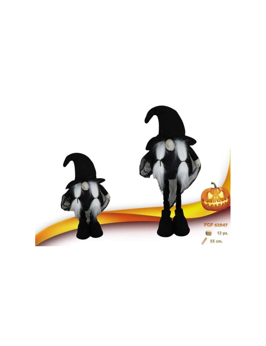 PELUCHE STREGA 55cm ALLUNGABILE
