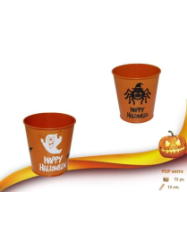 HALLOWEEN TIN BUCKET 12cm