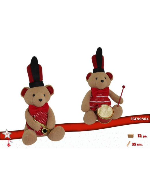 CHRISTMAS BEAR WITH TOOL 35 CENTIMETERS