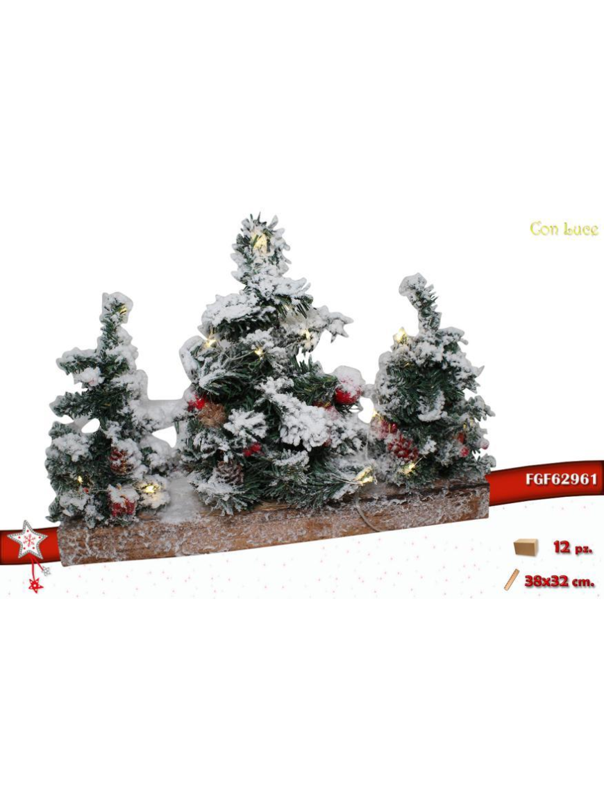 PAESAGGIO CON ALBERI INNEV 38x32 LUM $$