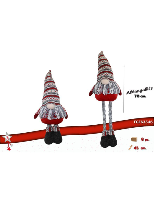 RED/GREY GNOME 70 CENTIMETERS