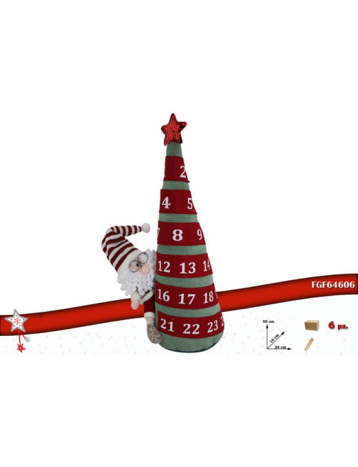 BABBO NATALE STRIPES 24x50 CENTIMETRI