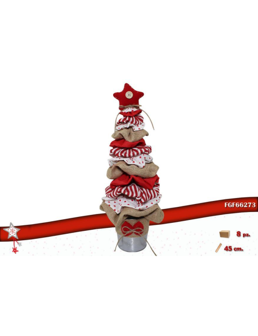 ALBERO TESSUTO+JUTA  45cm 66273 $$