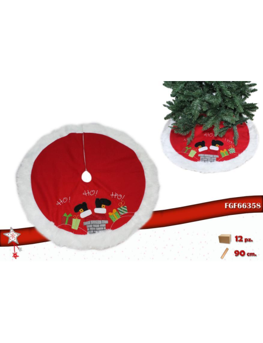 HO-HO-HO TREE BASE COVER 90cm