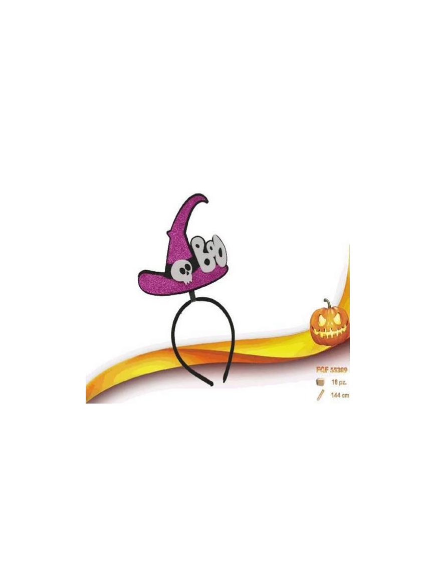 CERCHIETTO HALLOWEEN CON APPLICAZIONI