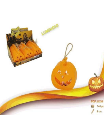 PLASTIC PUMPKIN 9cm