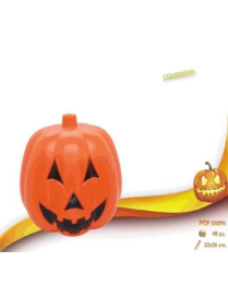 ZUCCA PLASTICA  25cm CON LUCE