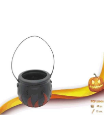 CONTENITORE DECORATIVO CALDERONE 13cm