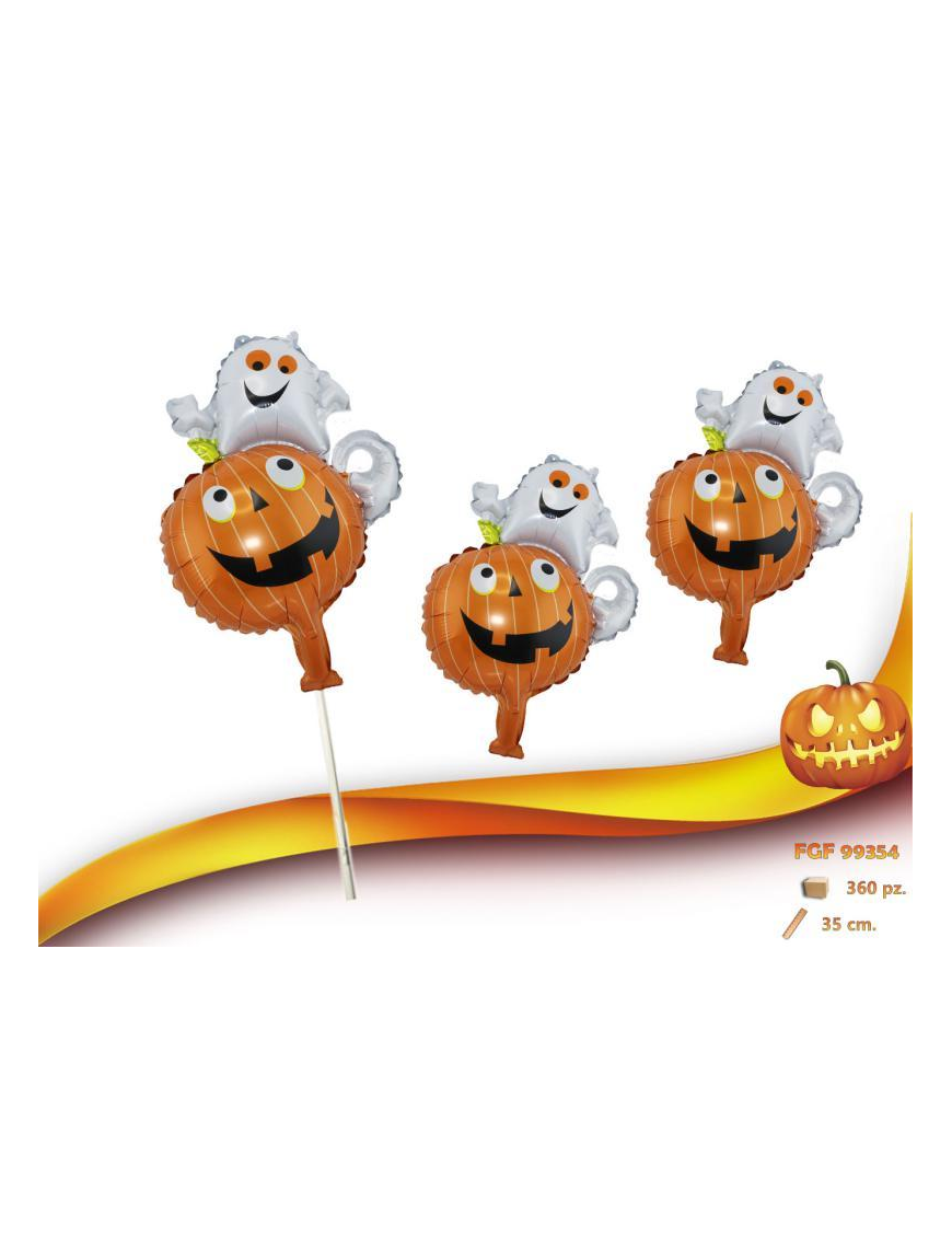 L.PARTY PALLONCINI CON STAND ZUCCA 35cm
