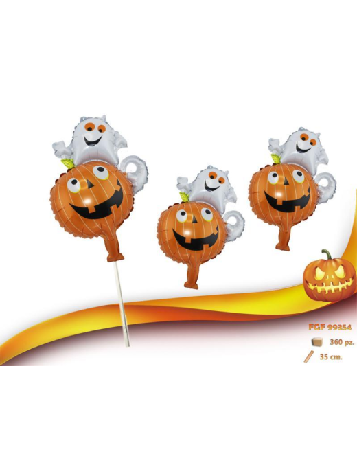 L.PARTY PALLONCINI CON STAND ZUCCA 35cm