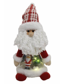 SOGGETTO CON LUCE BABBO NATALE 40 CENTIMETRI