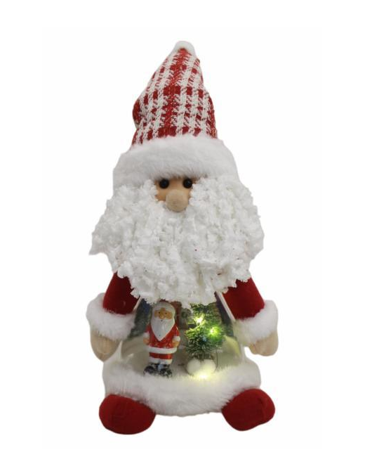 SUBJECT WITH LIGHT SANTA CLAUS 40 CENTIMETERS
