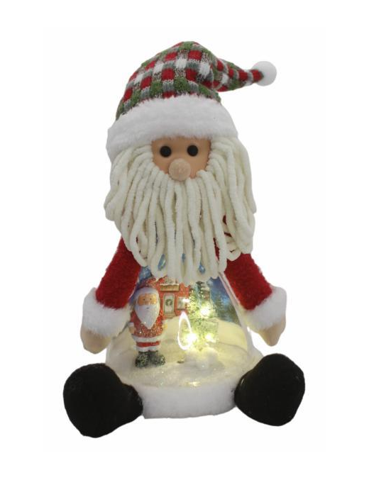 SOGGETTO CON LUCE BABBO NATALE 50 CENTIMETRI
