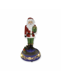 SOLDIER MUSIC BOX WITH LIGHT+MOVEMENT 12x12x20 CENTIMETERS