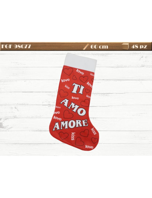 EPIPHANY EVE STOCKING 60cm PRINTED FABRIC