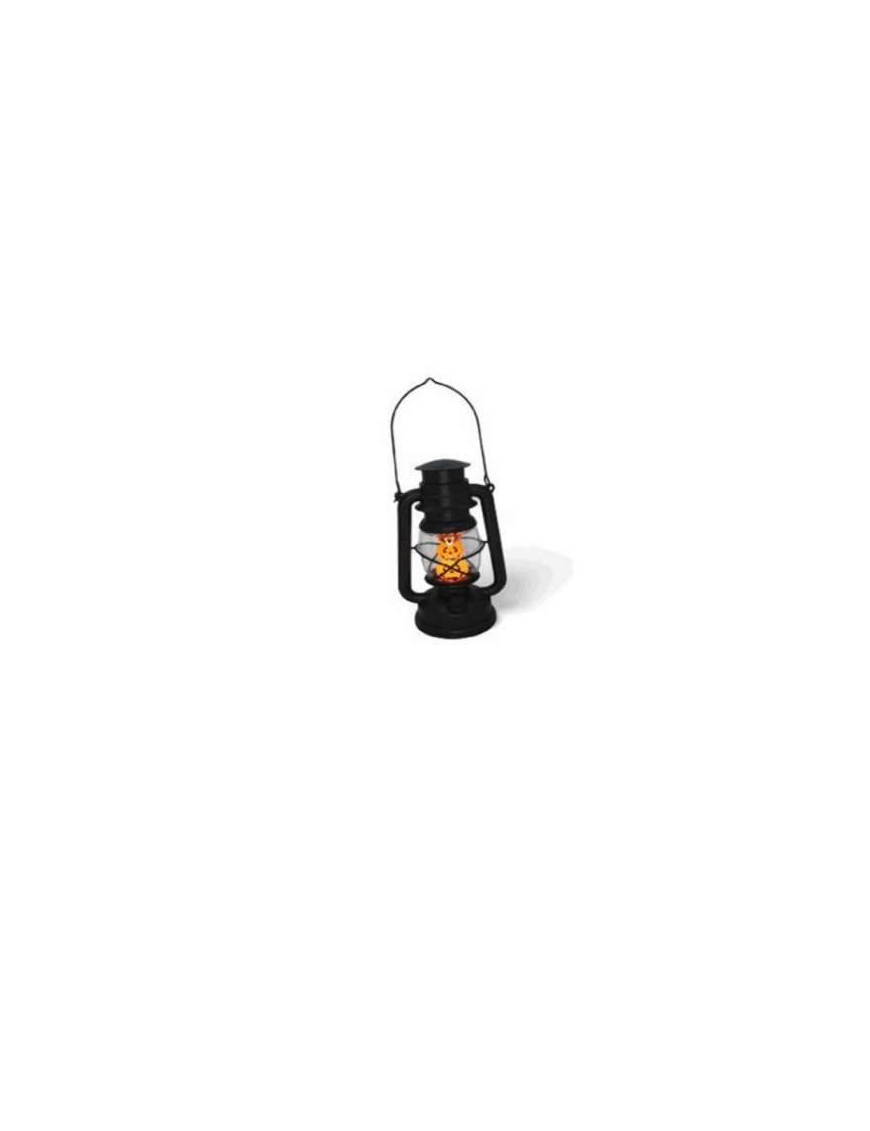 LUM PLASTIC LANTERN 12x25cm