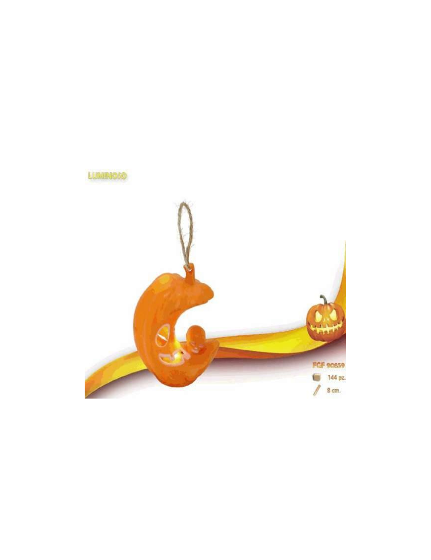 ZUCCA PLASTICA LUMINOSA   8cm