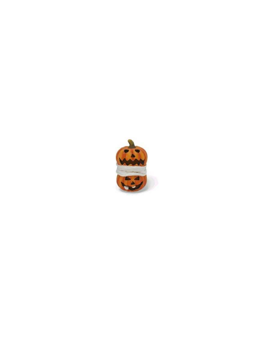 PUMPKIN WITH LED BIS 11x14cm 74301