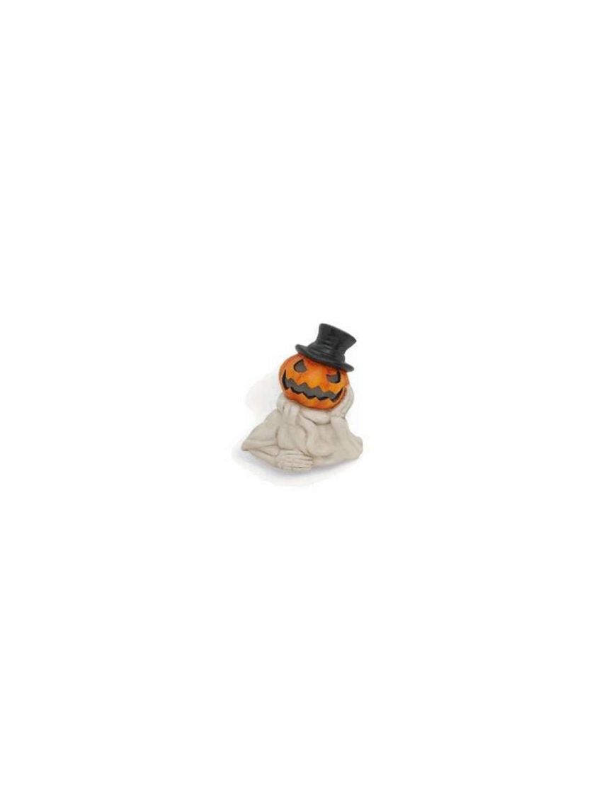 ZUCCA CON LED FANTASMA 18x12x20 cm