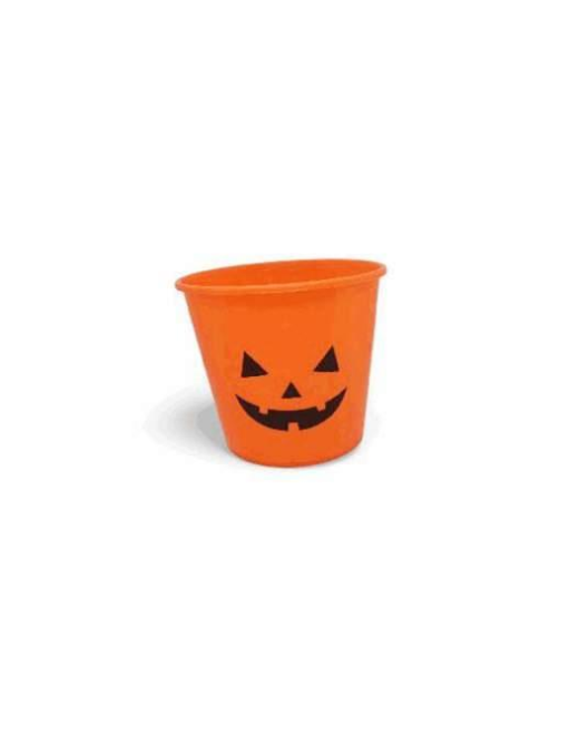 PUMPKIN PLASTIC CONTAINER 18cm