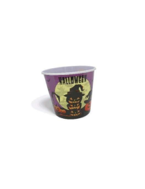 CONTENITORE PLASTICA HALLOWEEN 18cm