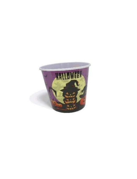 CONTENITORE PLASTICA HALLOWEEN 18cm
