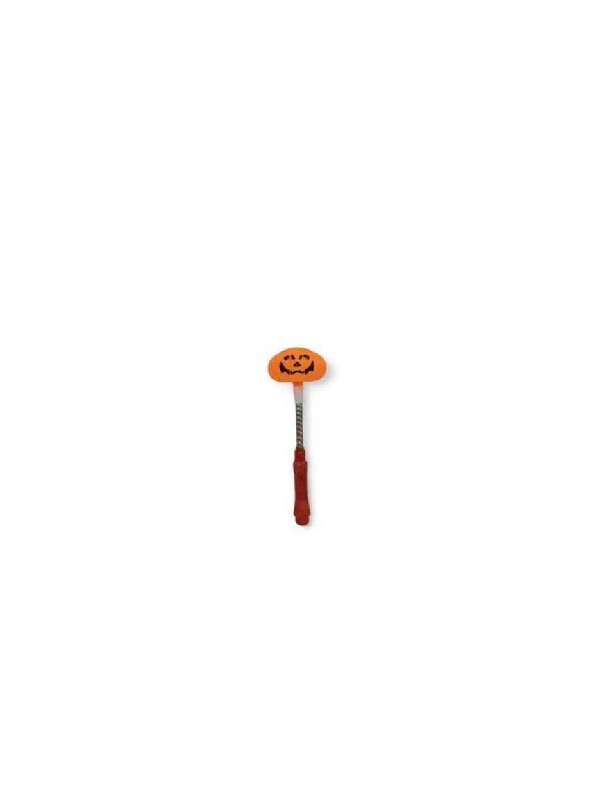 PUMPKIN WAND WITH LIGHT 18cm