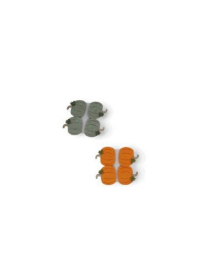 MOLLETTE LEGNO HALLOWEEN 8cm 4 PEZZI