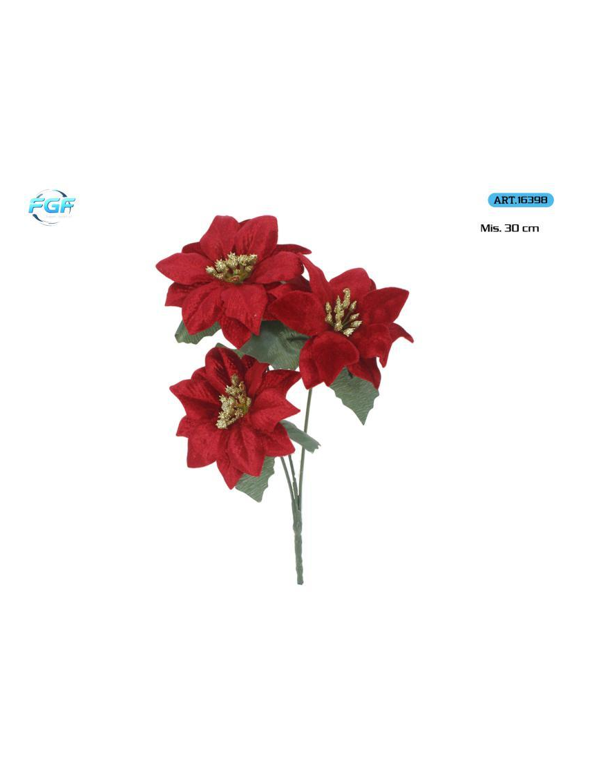 LINEA STELLA NATALE MAZZO 30cm