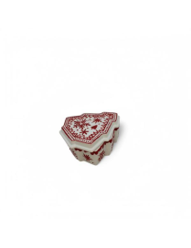 SNOWFLAKE LINE TREE BOX 17x16x8cm