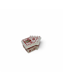 LINEA SNOWFLAKE SCATOLA CASA 20x15x8cm