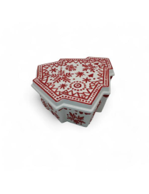 LINEA SNOWFLAKE SCATOLA ALBERO 25x23x9cm
